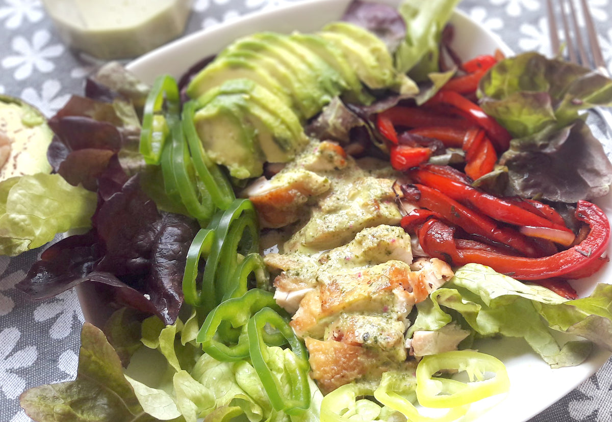 Fajitas low carb sauce coriandre citron