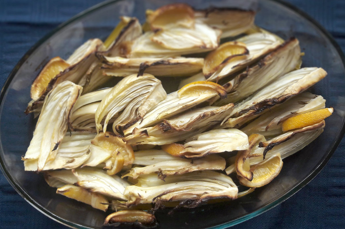 Fenouils braisés et citrons