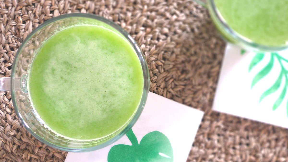 Smoothie MCT ananas concombre persil gingembre