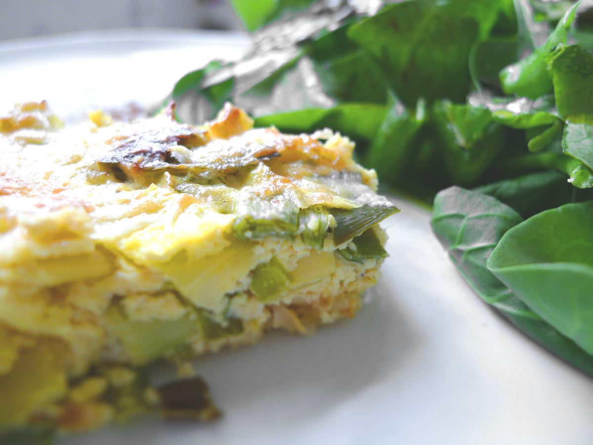 Tarte Low Carb poireaux ricotta