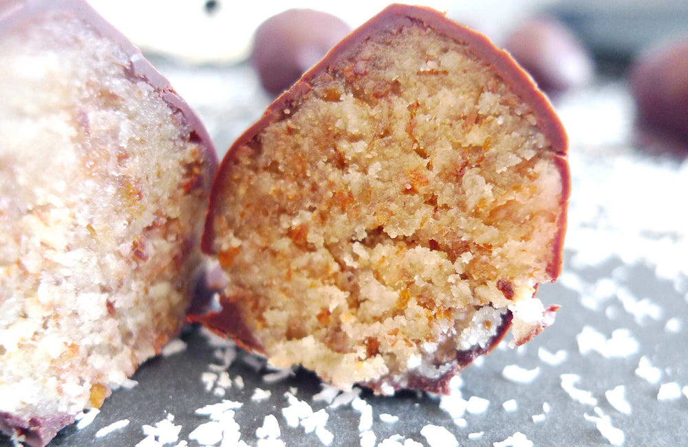 Boules pâte d'amande cétogènes