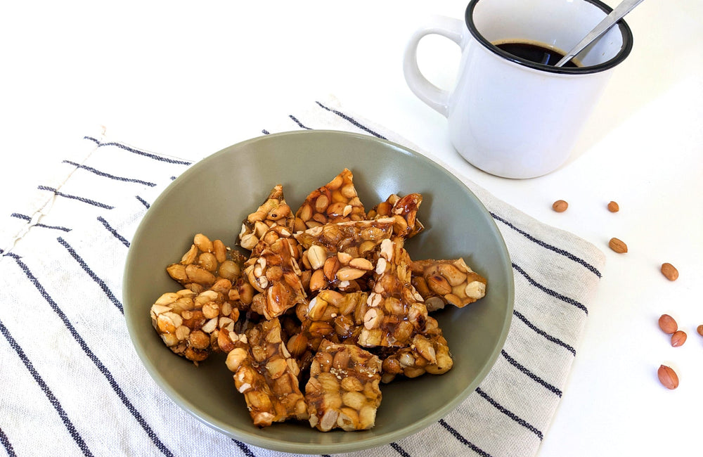 Nougat caramel aux cacahuètes