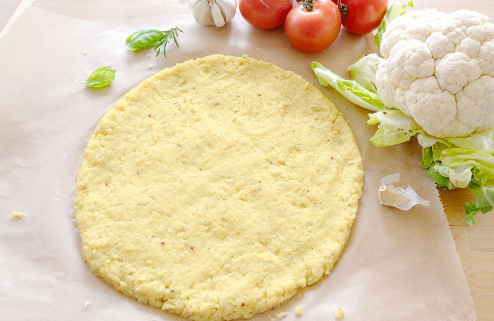 Pâte à pizza chou-fleur lupin
