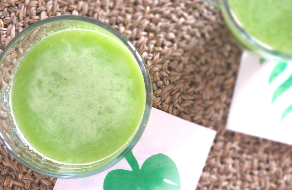 Smoothie MCT ananas concombre persil gingembre