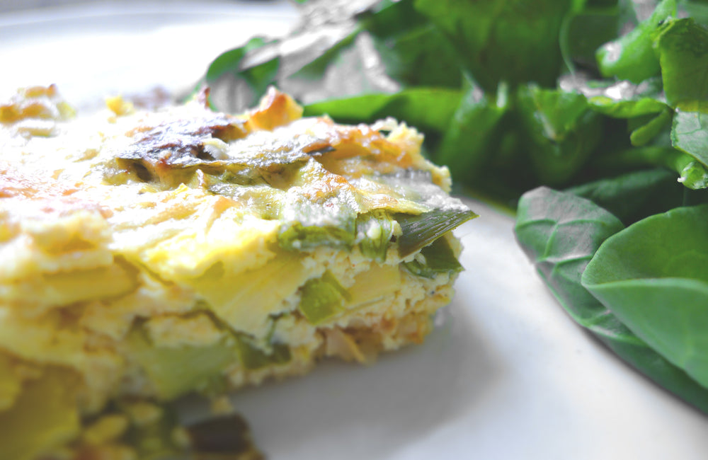 Tarte Low Carb poireaux ricotta