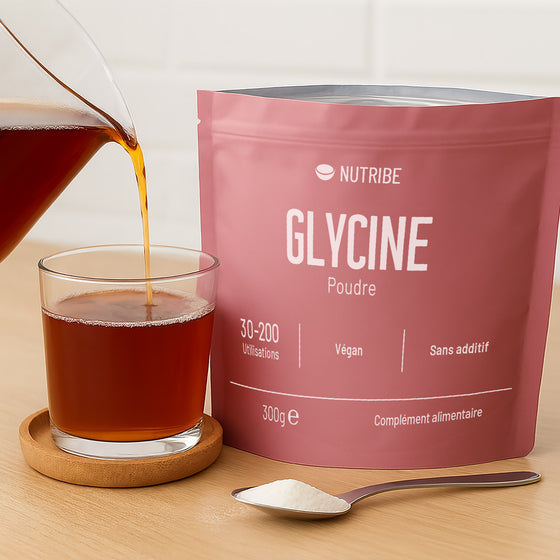 Glycine en poudre, végan 300g | Acide aminé | Sommeil et détoxication